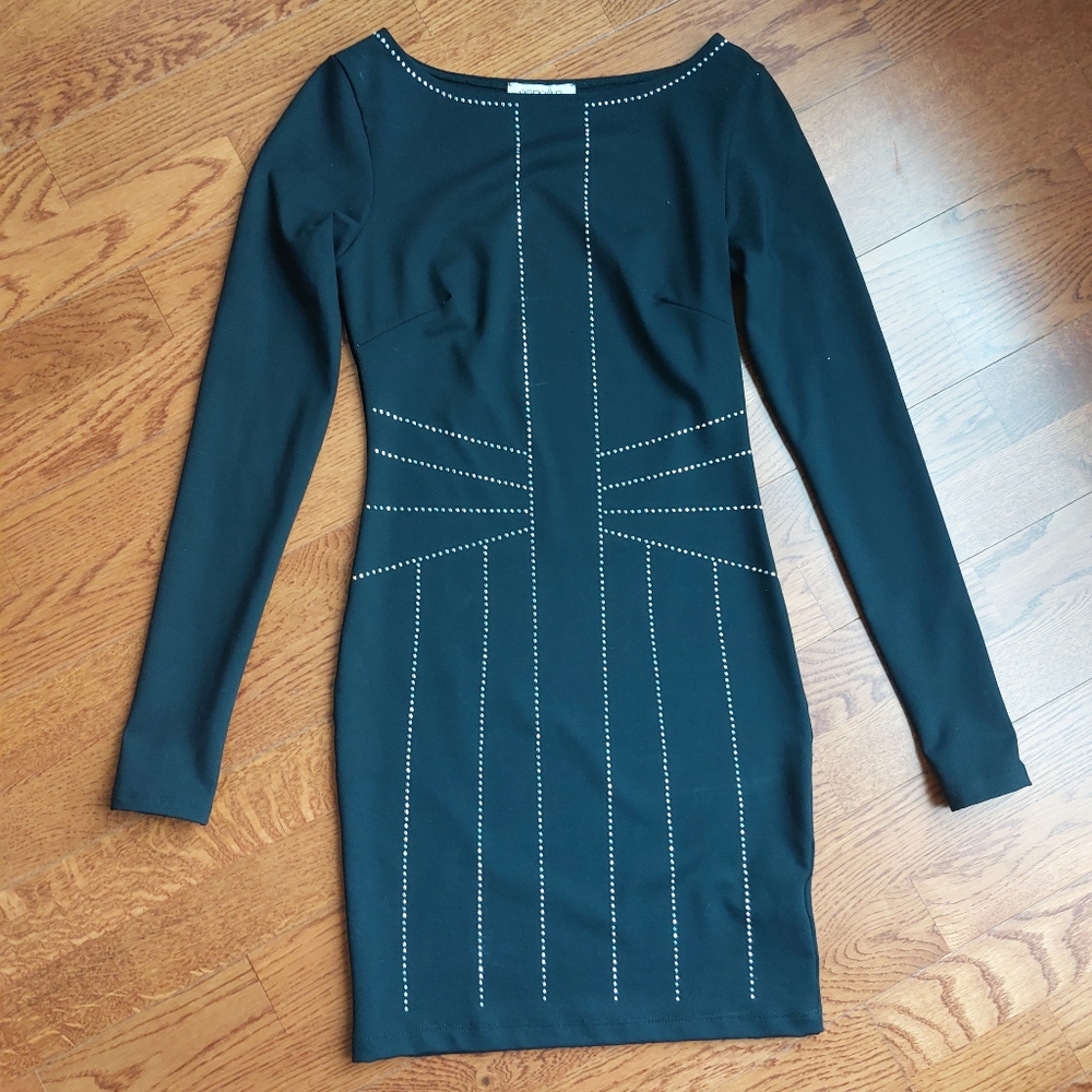 Womans dress with sequin detail